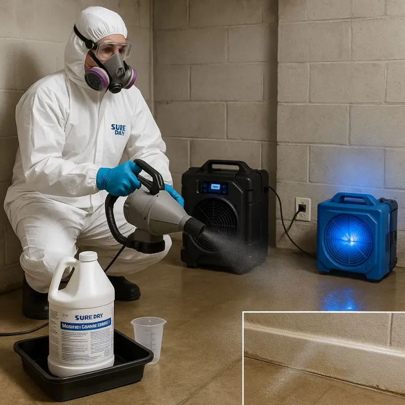 Sanitization and Odor Removal process in Niagara, WI